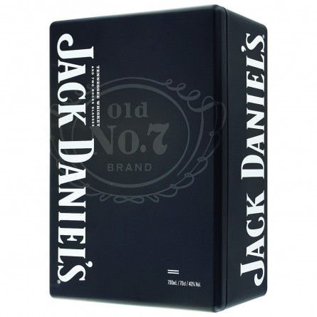 Віскі Jack Daniel`s Old No.7 40% 0,7л + 2 склянки подарунковий набір