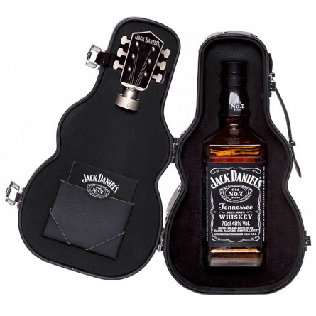 Виски Jack Daniel's Tennessee Old No.7 40% 0,7л в футляре гитары