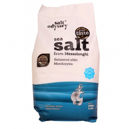 Сіль морська Salt Odyssey з Месолонгі 1кг