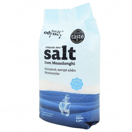 Соль морская Salt Odyssey из Месолонги крупная 1кг
