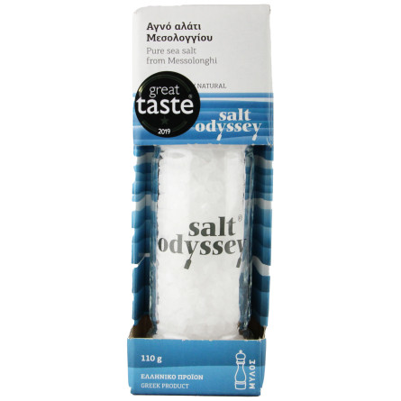 Сіль морська Salt Odyssey в кристалах млинок 75г slide 1