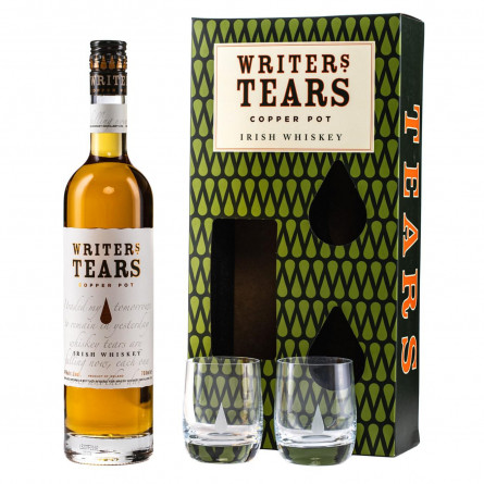 Виски Writers Tears 40% 0,7л + 2 бокала в коробке