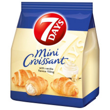 Круасани 7 Days Mini з кремом ваніль 60г mini slide 1
