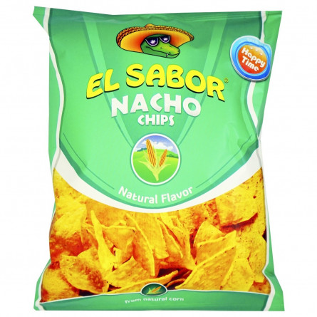 Чіпси El Sabor Начос натуральний смак 100г slide 1