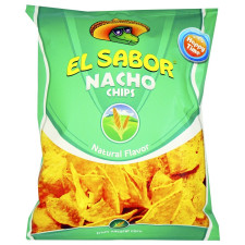 Чіпси El Sabor Начос натуральний смак 100г mini slide 1