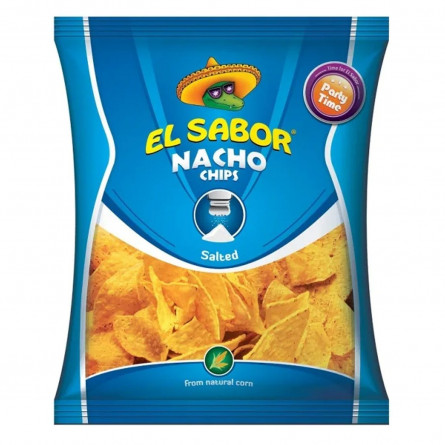 Чіпси El Sabor Nacho з сіллю 225г slide 1