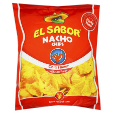 Чипсы El Sabor Nacho со вкусом перца чили 225г mini slide 1
