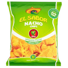Чіпси El Sabor Nacho зі смаком перцю халапеньйо 225г mini slide 1