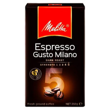 Кава Dimello Espresso Gusto мелена 250г mini slide 1