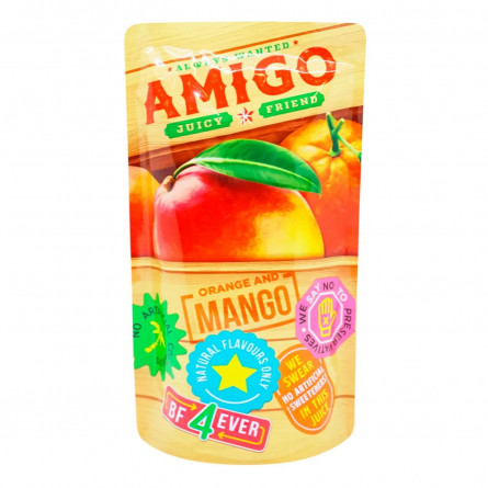 Напій соковмісний Amigo апельсин та манго 200мл