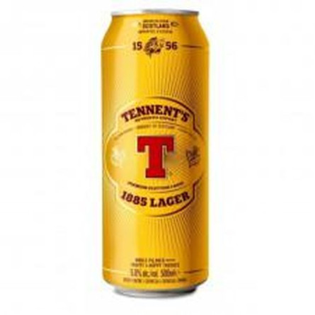 Пиво Tennent's Lager 1885 5% 0,5л