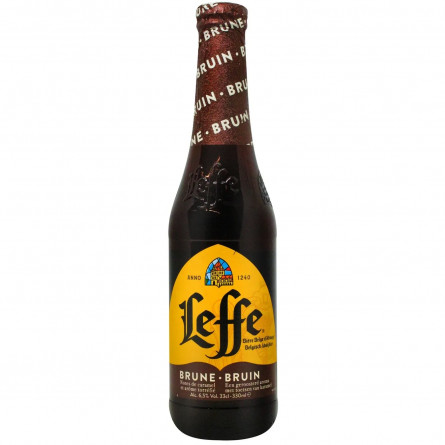 Пиво Leffe Brune тёмное 6,5% 0,33л