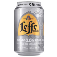 Пиво Leffe безалкогольне світле з/б 0.33л mini slide 1
