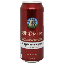 Пиво St.Pierre Brune тёмное фильтрованной 6,5% 0,5л mini slide 1