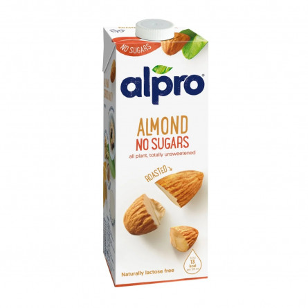 Напиток Alpro миндальный без добавления сахара 1л