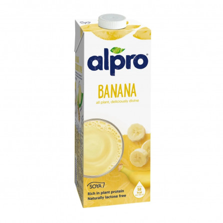 Напиток соевый Alpro со вкусом банана 1л slide 1