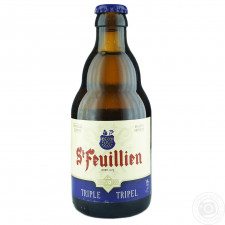 Пиво St-Feuillien Triple світле 8,5% 0,33л mini slide 1