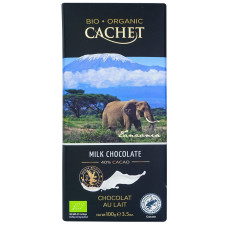 Шоколад молочний Cachet органічний 100г mini slide 1