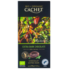 Шоколад Cachet органічний екстрачорний 85% 100г mini slide 1