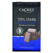 Шоколад Cachet темный 70% 300г mini slide 1