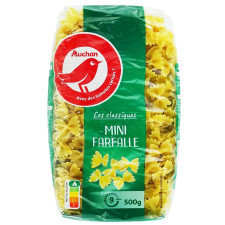 Макаронні вироби Auchan бантики 500г mini slide 1