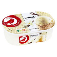 Мороженое Ашан Ванильное 500г mini slide 1