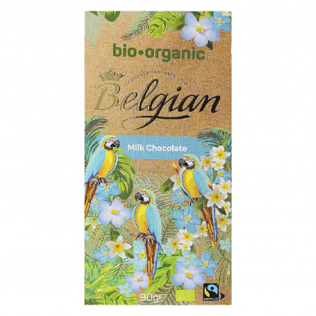 Шоколад Belgian Organic молочный 90г