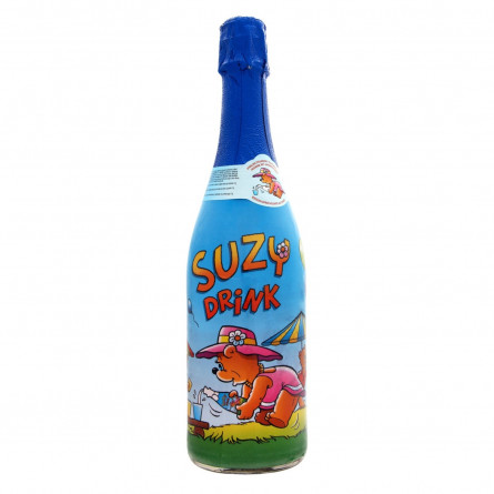 Напиток безалкогольный игристый Suzzy клубника детский 0.75л