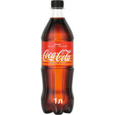 Напій Coca-Cola Orange зі смаком апельсина безалкогольний сильногазований безкалорійний 1л mini slide 1