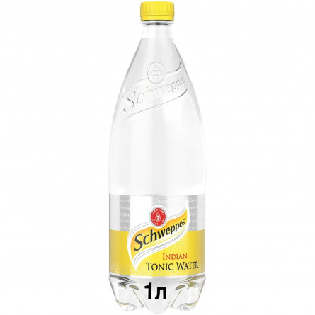 Напиток Schweppes Indian Tonic безалкогольный сильногазированный 1л