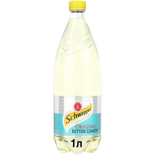 Напиток Schweppes Bitter Lemon безалкогольный сильногазированный 1л mini slide 1