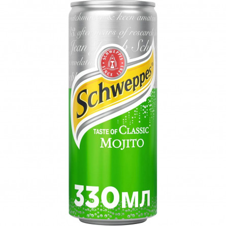 Напиток Schweppes Классический Мохито безалкогольный сильногазированный 330мл ж/б slide 1