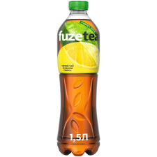 Напій Fuzetea Чай чорний зі смаком лимона безалкогольний негазований 1,5л mini slide 1