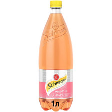 Напій Schweppes Pink Grapefruit безалкогольний соковмісний сильногазований 1л mini slide 1