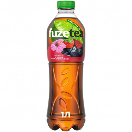 Напиток Fuzetea Чай черный со вкусом лесных ягод и гибискуса безалкогольный негазированный 1л