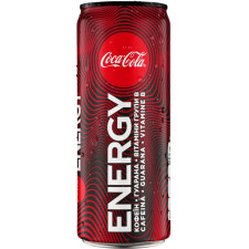 Напій енергетичний Coca-Cola Energy сильногазований 250мл mini slide 1