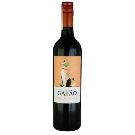 Вино Gatao Vinho Verde DOC червоне напівсухе 12% 0,75л