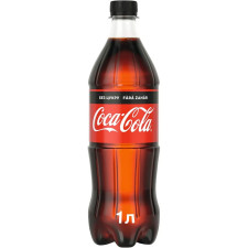 Напиток газированный Coca-Cola Zero 1л mini slide 1