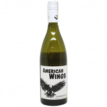 Вино American Wings Chardonnay белое полусухое 13% 0,75л