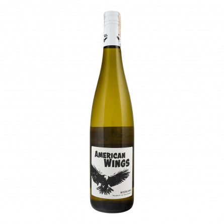 Вино American Wings Riesling белое полусухое 12.5% 0.75л slide 1