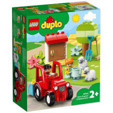 Конструктор Lego Duplo Фермерский трактор и животные 10950 mini slide 1
