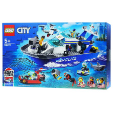 Конструктор Lego City Поліцейський патрульний човен 60277 mini slide 1