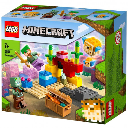 Конструктор Lego Minecraft Кораловий риф 21164 slide 1