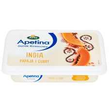 Крем-сир Arla Apetina з папаєю та карі 125г mini slide 1