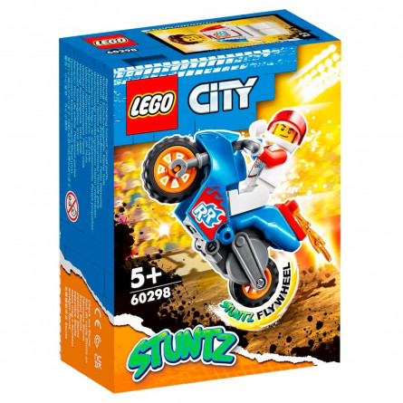 Конструктор Lego City Stunt Каскадерский мотоцикл-ракета 60298 slide 1