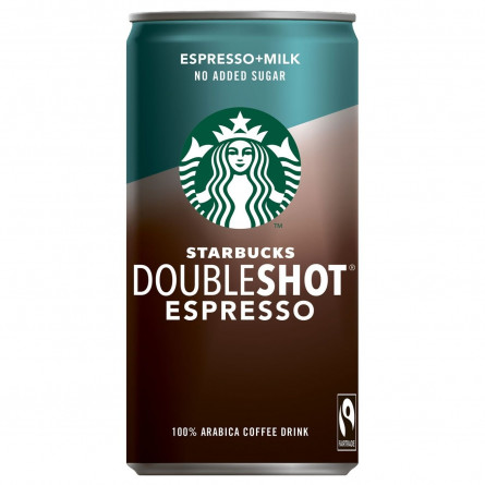 Напиток кофейный Starbucks Doubleshot Espresso без сахара 200мл slide 1
