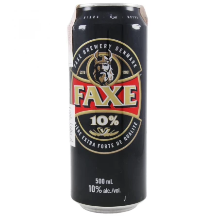 Пиво Фекс 10% солодове залізна банка 10%об. 500мл Данія