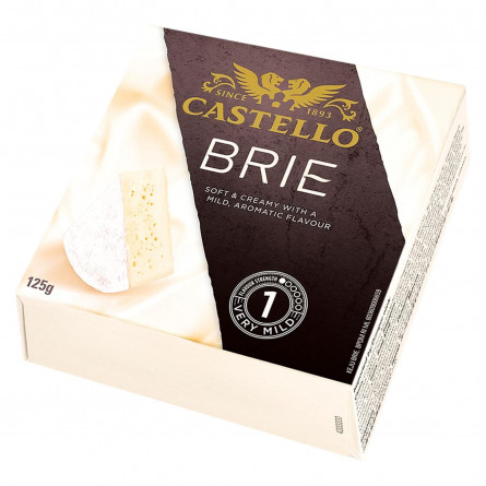 Сыр Castello Бри мягкий с белой плесенью 50% 125г slide 1
