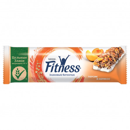 Батончик NESTLÉ® FITNESS® злаковый с персиком и абрикосом 23,5г