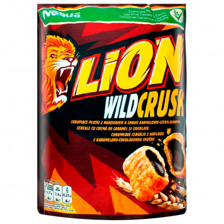 Сніданок сухий NESTLÉ® LION® Wildcrush подушечки 350г